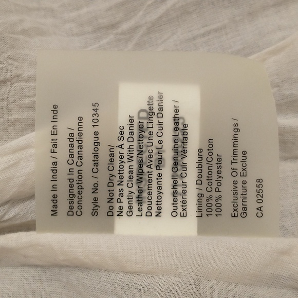 Danier Leather Jacket w Tags Cognac XS Buckles & Pockets - Picture 12 of 16